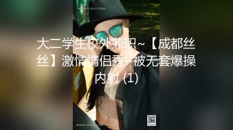 大二学生校外兼职~【成都丝丝】激情情侣秀~被无套爆操内射 (1)